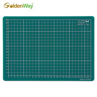 Tappetino da Taglio in Plastica Traslucida Autoriparante GoldenWay, Spessore 2.0-3.0mm, Non Tossico, Durevole, 6 Pezzi, Forniture Artistiche