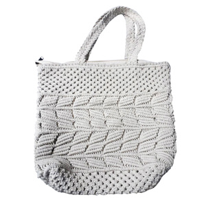 Verano playa bolsa de dama de moda Vintage Macrame bolso Natural Macrame bolso - Product Image 5
