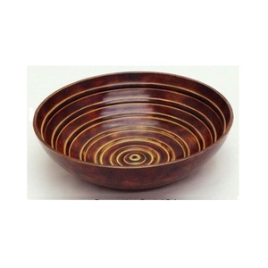 Handmade Bowl Elegant Modern Designer Casual Vintage Antique Aluminium <b>Brown</b> Finished Decorative Fruit Bowls - Product Image 1