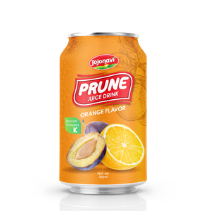 330ml Prune Juice Puree Fruit Factory Canned Soft Drink Natural Sweet Flavour Halal Certified <b>Bulk</b> <b>Bottles</b> <b>Water</b> Sugar Flavour - Product Image 1