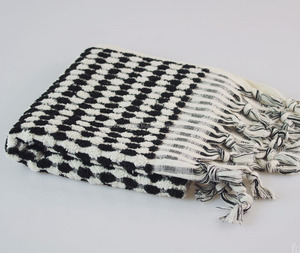 <b>Hand</b> <b>Towel</b>, Peshkir Turkish <b>Towels</b>, Wholesale - <b>Black</b> <b>and</b> <b>White</b> Handloomed Collection . - Product Image 1