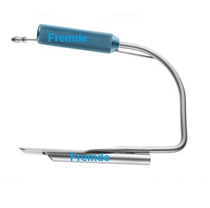 Ferriera de doble Mango, Retractor de fibra óptica con extremo suave, alta calidad, acero inoxidable, grado médico, certificado CE - Product Image 5