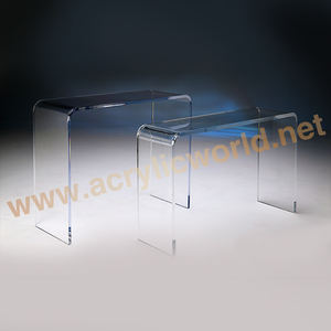 เป็นมิตรกับสิ่งแวดล้อมที่มีคุณภาพที่ดีที่สุดราคาต่ำอะคริลิและตารางสำหรับกาแฟอะคริลิโต๊ะเก้าอี้ - Product Image 2