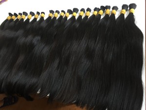 ผมต่อแท้ เกรด 8A ยี่ห้อ Ivirgohair แบบเรียงเกล็ดผม  ชนิด Double Drawn ผมตรงจากเวียดนาม ไม่หลุดร่วงง่าย - Product Image 2