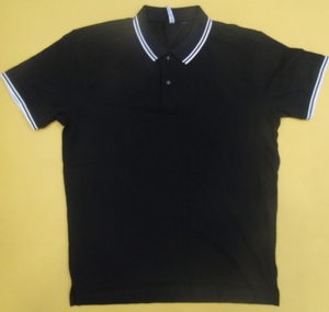Polo de estilo clásico para hombre de algodón 100% de Bangladesh, patrón sólido para la temporada de primavera, lote de ropa para adultos - Product Image 1