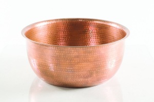 Bol de pédicure Spa en cuivre de luxe de haute qualité martelé à la main grande forme ronde Salon de beauté Spa utilisation fonction de Massage - Product Image 6