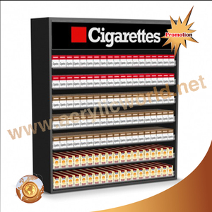 cigarette <b>display</b> acrylic cigarette <b>display</b> cabinet/ acrylic cigarette <b>display</b> <b>rack</b>/ acrylic cigarette stands with pushers - Product Image 6