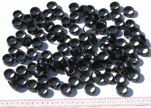 Anillos de Moda de Estilo Bohemio al por Mayor, Tallados en Nuez de Tagua Negra, Joyería de Marfil Vegetal para Regalos y Ocasiones Especiales - Product Image 2