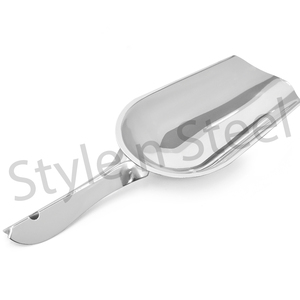 Cuillère à bonbons multifonctionnelle en acier inoxydable pour aliments Cuillère à glace en métal pour bar commercial au prix de gros Cuillère à glace - Product Image 1