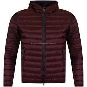 Men's Winter <b>Waterproof</b> and Windproof Nylon Puffy <b>Jacket</b>-OEM Design Customized Plain <b>Padded</b> Puffy <b>Jacket</b> - Product Image 1
