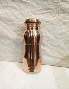 100% Pure Copper 1000ml Eco-Friendly Leak-Proof <b>Sport</b> Water <b>Bottle</b> Handgrip for Gym Outdoor Use Not Applicable for Boiling Water - Product Image 3