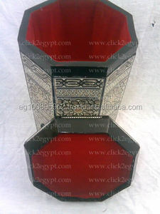 Serpillière avec extrémités incrustées W54, pour café ou Table latérale, avec bibelot - Product Image 5