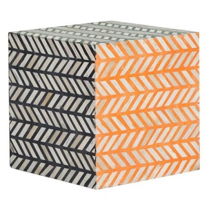 Mesa auxiliar moderna y elegante de madera y hueso para mesas de centro de sala de estar para uso en muebles del hogar - Product Image 1