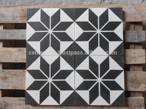 Carrelage en Ciment Vietnamien CTS Moderne pour Intérieur, Carrelage de Sol Antidérapant avec Design d'Accent pour Utilisation Hôtelière - Product Image 2