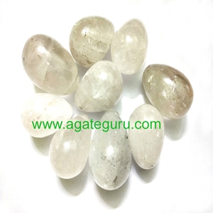 Cristal Cuarzo Yoni Huevo Masaje Curación Y Meditación - Product Image 1