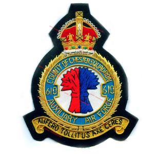 Insignia de tela bordada ESCADROM SQUADRON 42, técnica de costura - Product Image 3