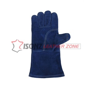 ถุงมือหนังกลับสำหรับงานเชื่อมบาร์บีคิว ทนสารเคมี พร้อมซับในนุ่ม ทนทาน ป้องกันมือและแขน - Product Image 3
