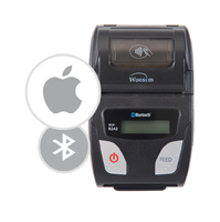 WOOSIM MODEL BARU WSP-R241 Printer Thermal Portabel Mini Genggam untuk Faktur dengan Baterai Isi Ulang