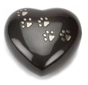 Memorial Royal Red Heart Engraved <b>Keepsake</b> <b>Pets</b> Cremation Urns for Funeral <b>Ashes</b> Metal Brass/Aluminum - Product Image 2