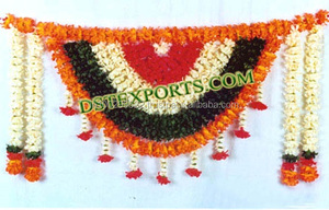 Decoración de flores multicolores Cadena de flores colgantes Boda India Decoración colgante Boda Colgante Flores multicolores EE. UU. - Product Image 2