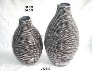 Vevor — Vase à fleurs en mosaïque avec clou en acier, fait à la main, peut être personnalisé en d'autres matériaux comme le laiton et le cuivre, Vase en métal pour décoration de maison - Product Image 2