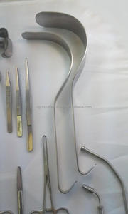 Basic Laparotomy ชุด Pcs เครื่องมือผ่าตัดศัลยกรรมทางการแพทย์ท้อง Gold
