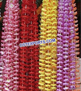 Decoración de flores multicolores Cadena de flores colgantes Boda India Decoración colgante Boda Colgante Flores multicolores EE. UU. - Product Image 4