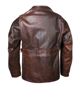 Stylish Warm Mens <b>Vintage</b> Brown <b>Leather</b> <b>Jacket</b> for Winter <b>Leather</b> Coat - Product Image 2