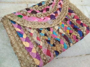 Bolsos de mensajero hechos a mano con cuentas de diseñador indio para mujer, bolsos de fiesta de compras de noche de estilo bohemio, cremallera ligera - Product Image 4