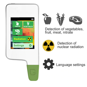 Greentest 2 Testeur électronique de sécurité alimentaire de haute qualité pour les résidus de <span class=keywords><strong>nitrate</strong></span> dans les légumes, les fruits et la viande Mesure de l'utilisation de la batterie