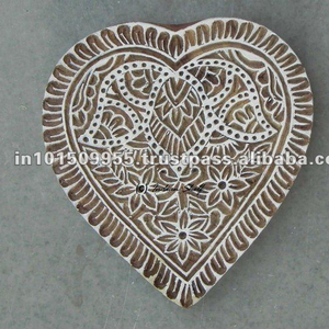 Bloque de impresión de madera hecho a mano con hoja grande grabada, impresión en lienzo, compra a los mejores precios en el Palacio DE LAS Artes DE LA India - Product Image 6