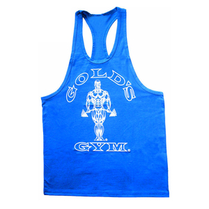 Oro gimnasio camisetas retro gimnasio tanque Stringer Chaleco de los hombres - Product Image 1
