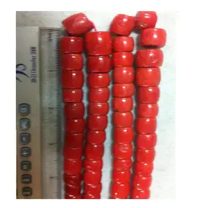 Natural <b>Red</b> Coral <b>Beads</b> IT Origin For Jewelry Making - Product Image 1