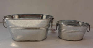 Baignoire ovale galvanisée de STYLE moderne, baignoire ovale décorative de fête en forme d'étoile - Product Image 3