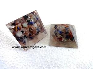 7-Chakra ปิรามิดหินอัญมณีตกแต่งบ้านพร้อมรูปแบบการบำบัดแสดงสไตล์ความรักและหินจักระ - Product Image 2