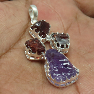 Pendentif gracieux en argent Sterling 925, bijoux en argent 925, vente en gros - Product Image 5