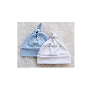 Hot Selling Organic Baby Knot Beanie Hats - Product Image 1