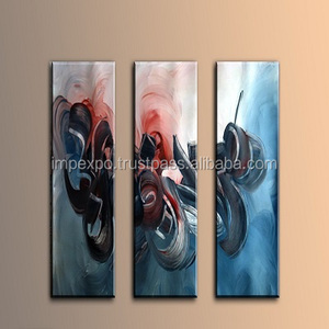 Meilleur haute qualité calligraphie islamique toile Art mural 5 panneaux peinture à l'huile abstraite moderne cadeau - Product Image 1