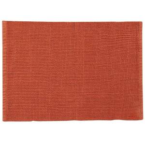 เสื่อปูพื้นทำจากผ้าฝ้ายสำหรับตกแต่งบ้าน,เสื่อปูพื้นกันลื่นสีส้มเป็นมิตรกับสิ่งแวดล้อมดีไซน์ตามสั่งสำหรับตกแต่งบ้านปี NBM-04 - Product Image 2
