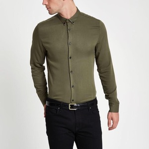 Camisa de Hombre Elegante y Transpirable de Manga Larga de Algodón para Oficina - Product Image 4