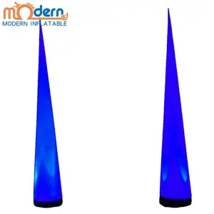 Event Decoration Cone Inflatable Tusk, Inflatable Horn with led lighting