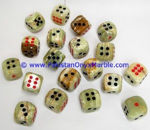 Chất lượng cao nhất màu xanh lá cây Onyx xúc xắc đánh bóng vật liệu đá - Product Image 2