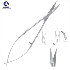 Ciseaux chirurgicaux à ressort micro-action Noyes en acier inoxydable à lame tranchante pour la vente en gros - Product Image 5