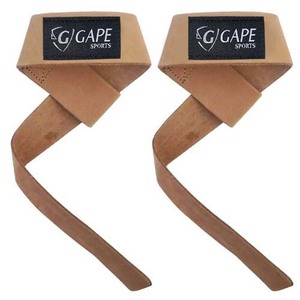 สายรัดข้อมือสำหรับออกกำลังกายสายรัดหนังแท้สำหรับยกน้ำหนักสำหรับออกกำลังกายในยิม - Product Image 2