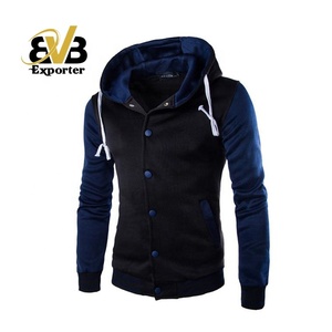 Chaquetas con capucha de lana de marca personalizada, sudaderas con cierre de botones de temporada de invierno, estilo universitario con logotipo personalizado - Product Image 4