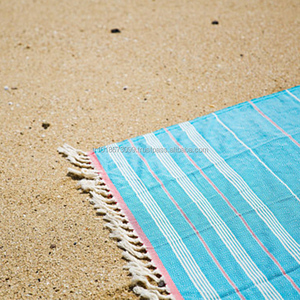 ผ้าขนหนูสีเขียวขุ่นและสีแดง Eti Pestemal ตุรกี,Hamam ขายส่ง-40X70inches คอลเลกชันคลาสสิก - Product Image 4