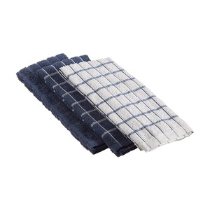 100% coton biologique dernière conception personnaliser la forme des serviettes de cuisine colorées avec logo personnalisé - Product Image 1