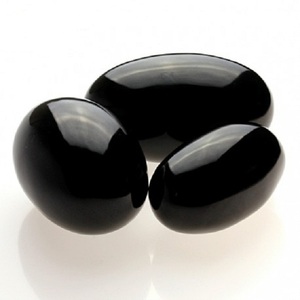 คริสตัลหินธรรมชาติ lingam Black Obsidian องคชาติคริสตัลหินธรรมชาติรักษาอัญมณี lingam Agate ของตกแต่งบ้านขายส่ง - Product Image 1