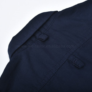 100% Coton <span class=keywords><strong>Bleu</strong></span> <span class=keywords><strong>Marine</strong></span> À Manches Longues Bouton Shirts pour Bébé Garçons - Product Image 5