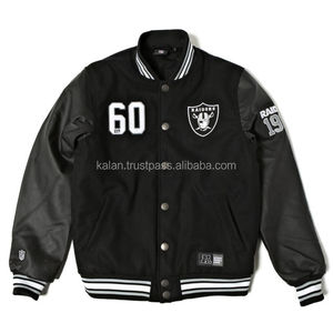 KVJ19 Chaqueta Varsity de Lana de Primera Calidad para Hombre, Abrigo de Invierno, Capucha Decorativa Bordada, Proceso de Tinte Personalizado, Sin Cuello - Product Image 2